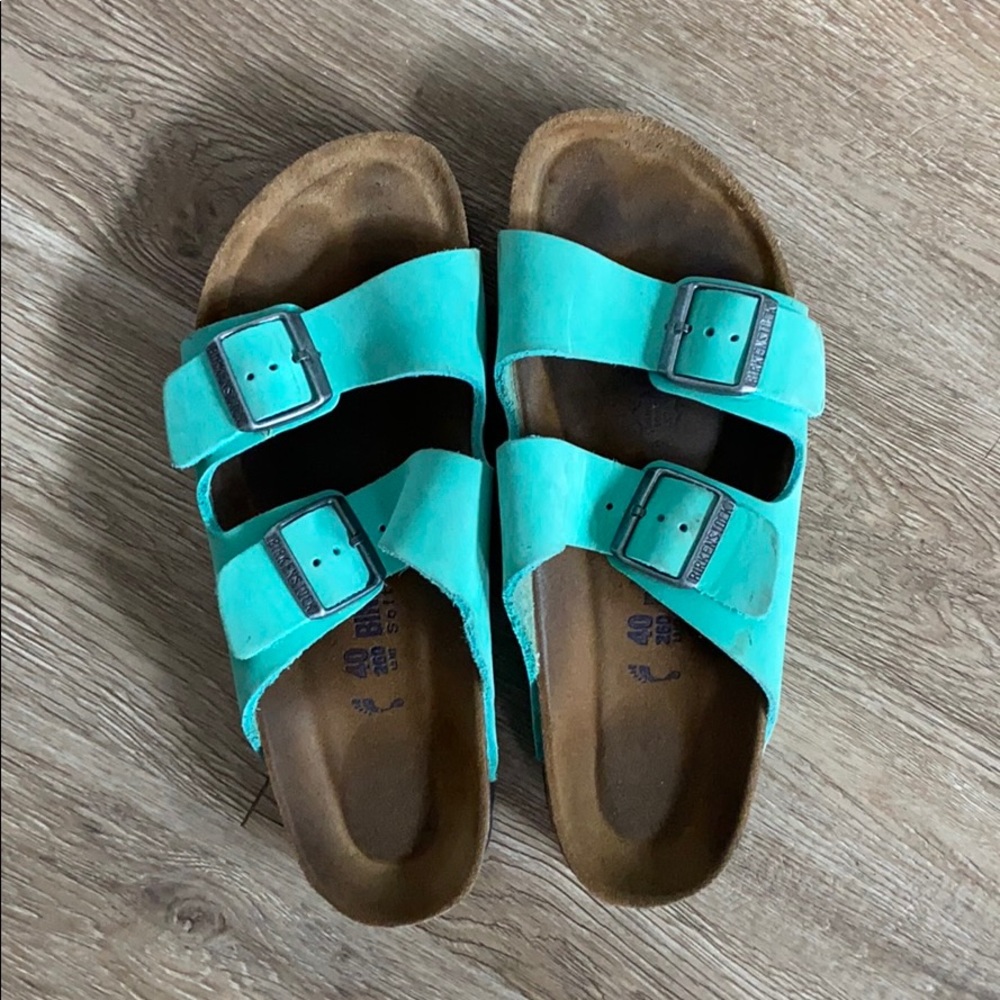 Birkenstock blue/teal color size 40